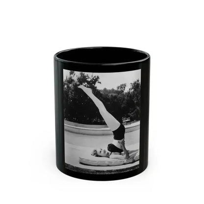 Carol Ohmart #67 (Vintage Female Icon) Black Coffee Mug 11oz - Go Mug Yourself