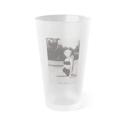 Carol Ohmart #68 (Vintage Female Icon) Frosted Pint Glass 16oz 16oz Frosted - Go Mug Yourself