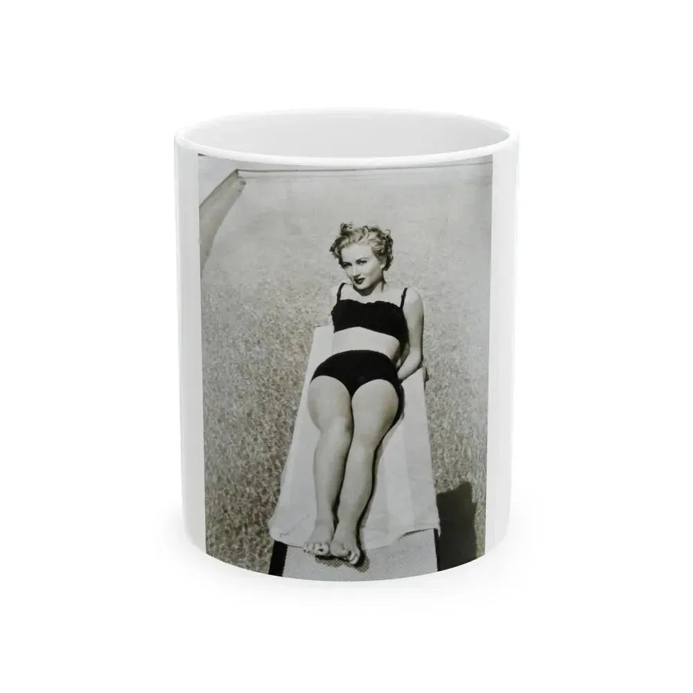 Carol Ohmart #69 (Vintage Female Icon) White Coffee Mug 11oz - Go Mug Yourself