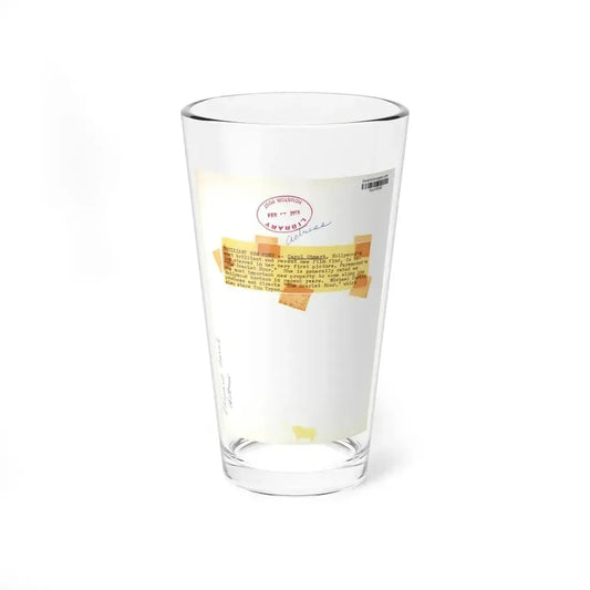 Carol Ohmart #72 - Vintage B&W 7.25x9.5 Pin-Up Photo from 2-17-56 1 (Vintage Female Icon) Pint Glass 16oz 16oz - Go Mug Yourself