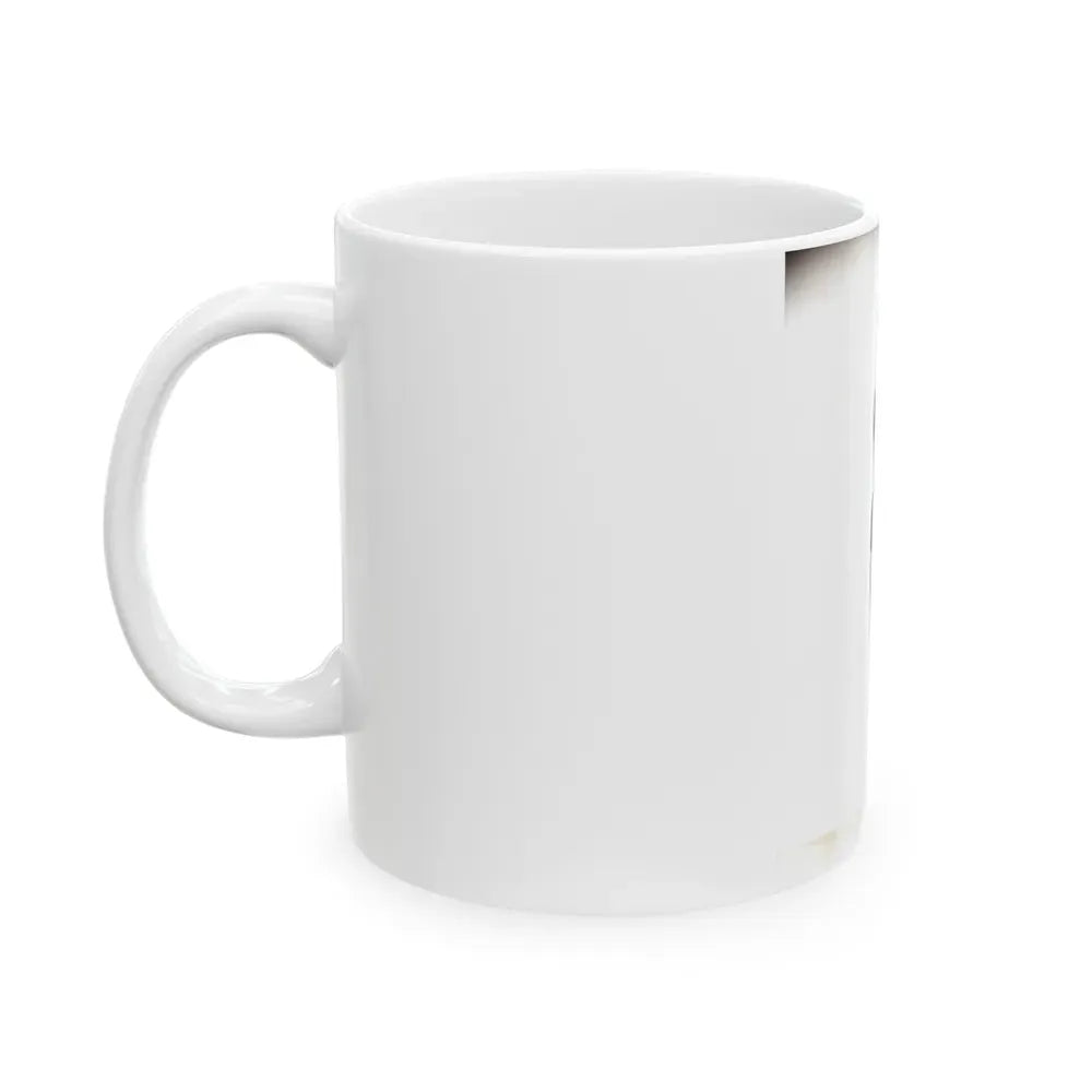 Carol Ohmart #72 - Vintage B&W 7.25x9.5 Pin-Up Photo from 2-17-56 (Vintage Female Icon) White Coffee Mug - Go Mug Yourself