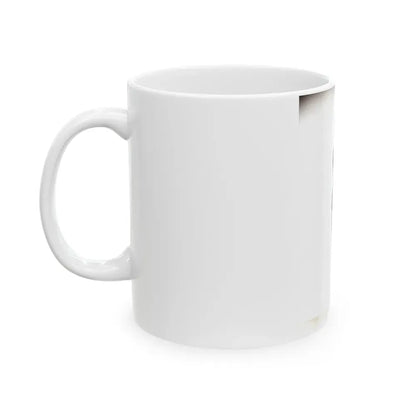 Carol Ohmart #72 - Vintage B&W 7.25x9.5 Pin-Up Photo from 2-17-56 (Vintage Female Icon) White Coffee Mug - Go Mug Yourself