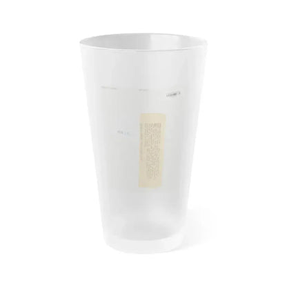 Carol Ohmart #73 - Vintage B&W 8x10 Pin-Up Photo from 6-28-56 1 (Vintage Female Icon) Frosted Pint Glass 16oz 16oz Frosted - Go Mug Yourself