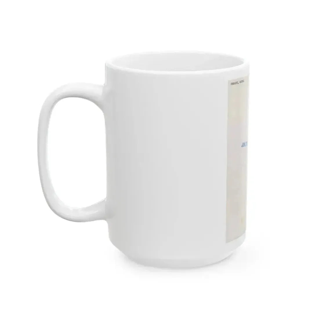 Carol Ohmart #73 - Vintage B&W 8x10 Pin-Up Photo from 6-28-56 1 (Vintage Female Icon) White Coffee Mug - Go Mug Yourself