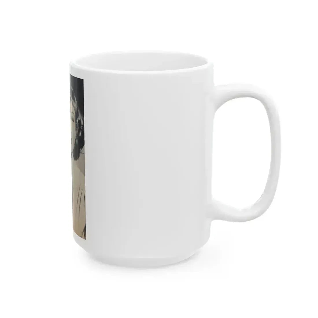 Carol Ohmart #78 - Pages 1 of 2 Photo 1 cropped from Famous MODELS Mag. March-April '51 (Vintage Female Icon) White Coffee Mug - Go Mug Yourself