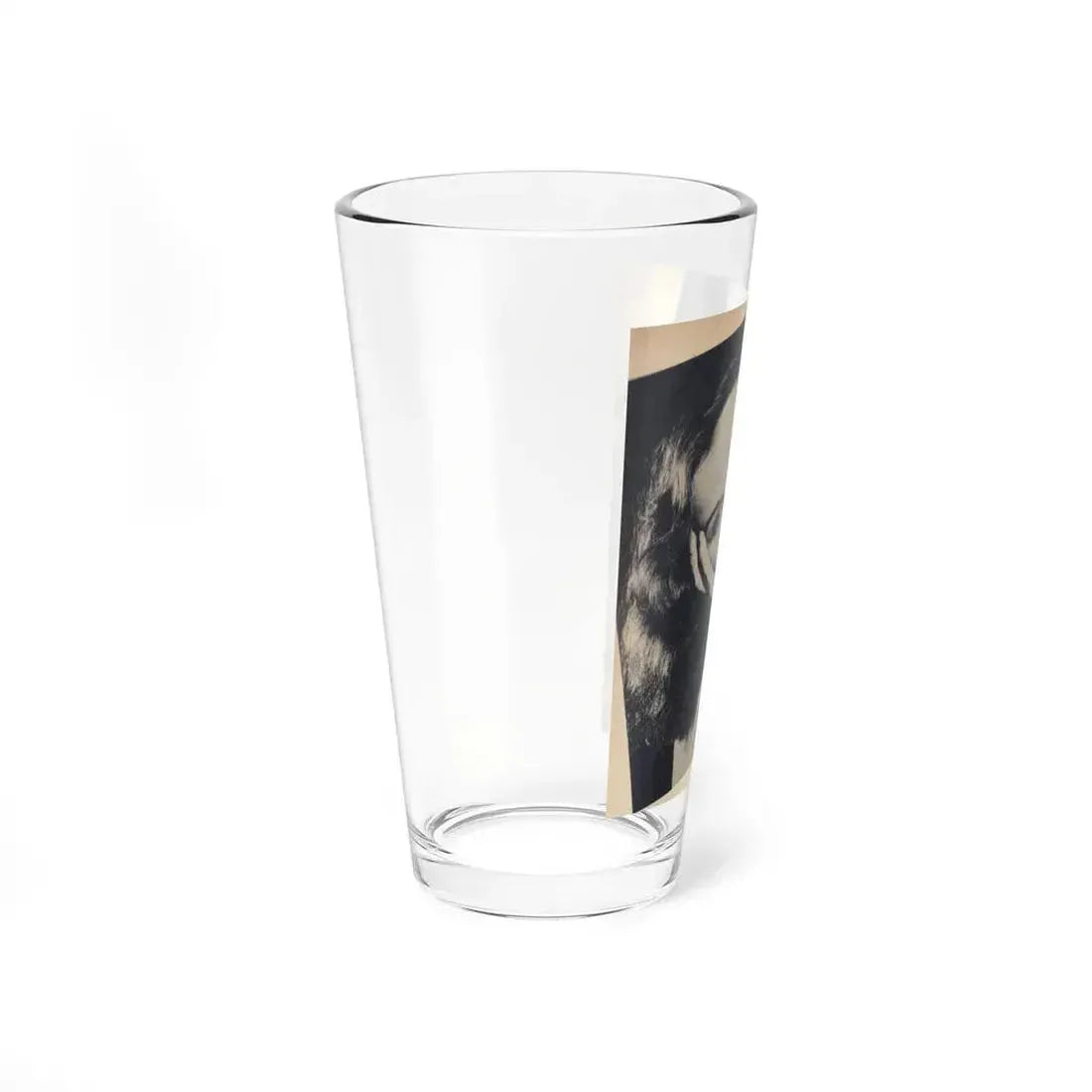 Carol Ohmart #79 - Pages 2 of 2 Photo 1 cropped from Famous MODELS Mag. March-April '51 (Vintage Female Icon) Pint Glass 16oz - Go Mug Yourself