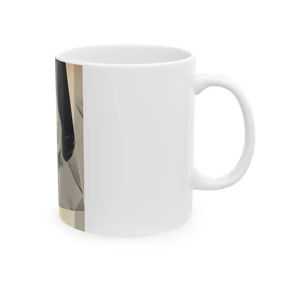 Carol Ohmart #79 - Pages 2 of 2 Photo 1 cropped from Famous MODELS Mag. March-April '51 (Vintage Female Icon) White Coffee Mug - Go Mug Yourself