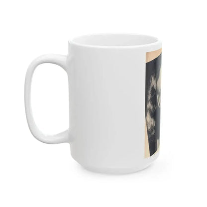 Carol Ohmart #79 - Pages 2 of 2 Photo 1 cropped from Famous MODELS Mag. March-April '51 (Vintage Female Icon) White Coffee Mug - Go Mug Yourself