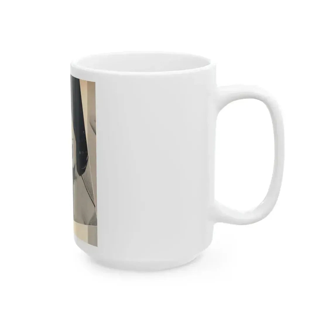 Carol Ohmart #79 - Pages 2 of 2 Photo 1 cropped from Famous MODELS Mag. March-April '51 (Vintage Female Icon) White Coffee Mug - Go Mug Yourself