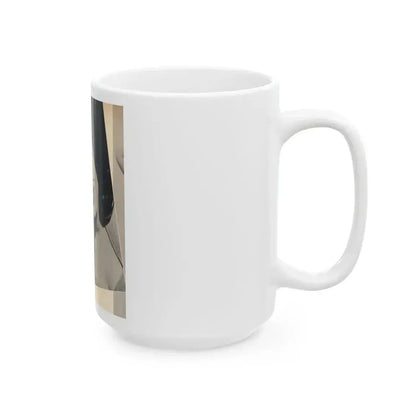 Carol Ohmart #79 - Pages 2 of 2 Photo 1 cropped from Famous MODELS Mag. March-April '51 (Vintage Female Icon) White Coffee Mug - Go Mug Yourself