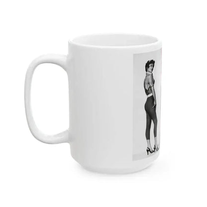 Carol Ohmart #81 (Vintage Female Icon) White Coffee Mug - Go Mug Yourself