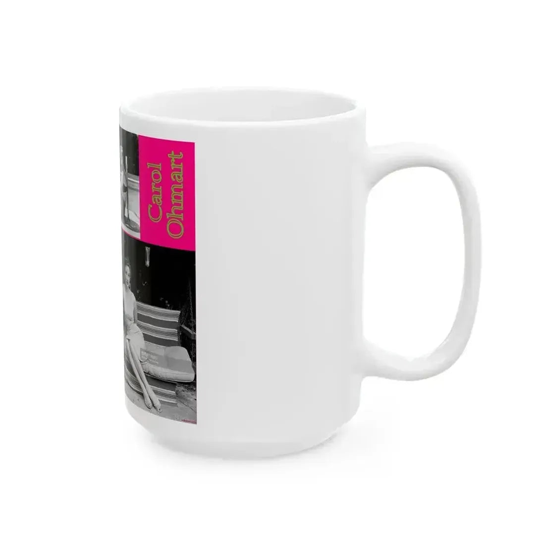 Carol Ohmart #81 (Vintage Female Icon) White Coffee Mug - Go Mug Yourself