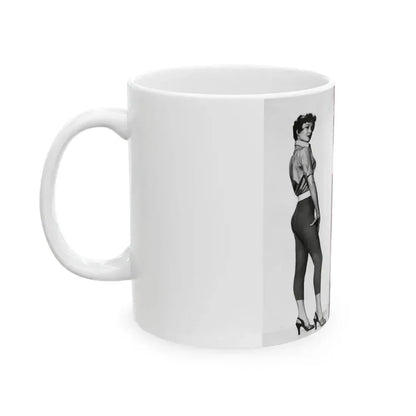 Carol Ohmart #81 (Vintage Female Icon) White Coffee Mug - Go Mug Yourself