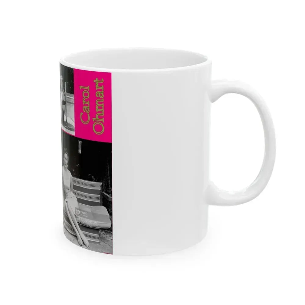 Carol Ohmart #81 (Vintage Female Icon) White Coffee Mug - Go Mug Yourself