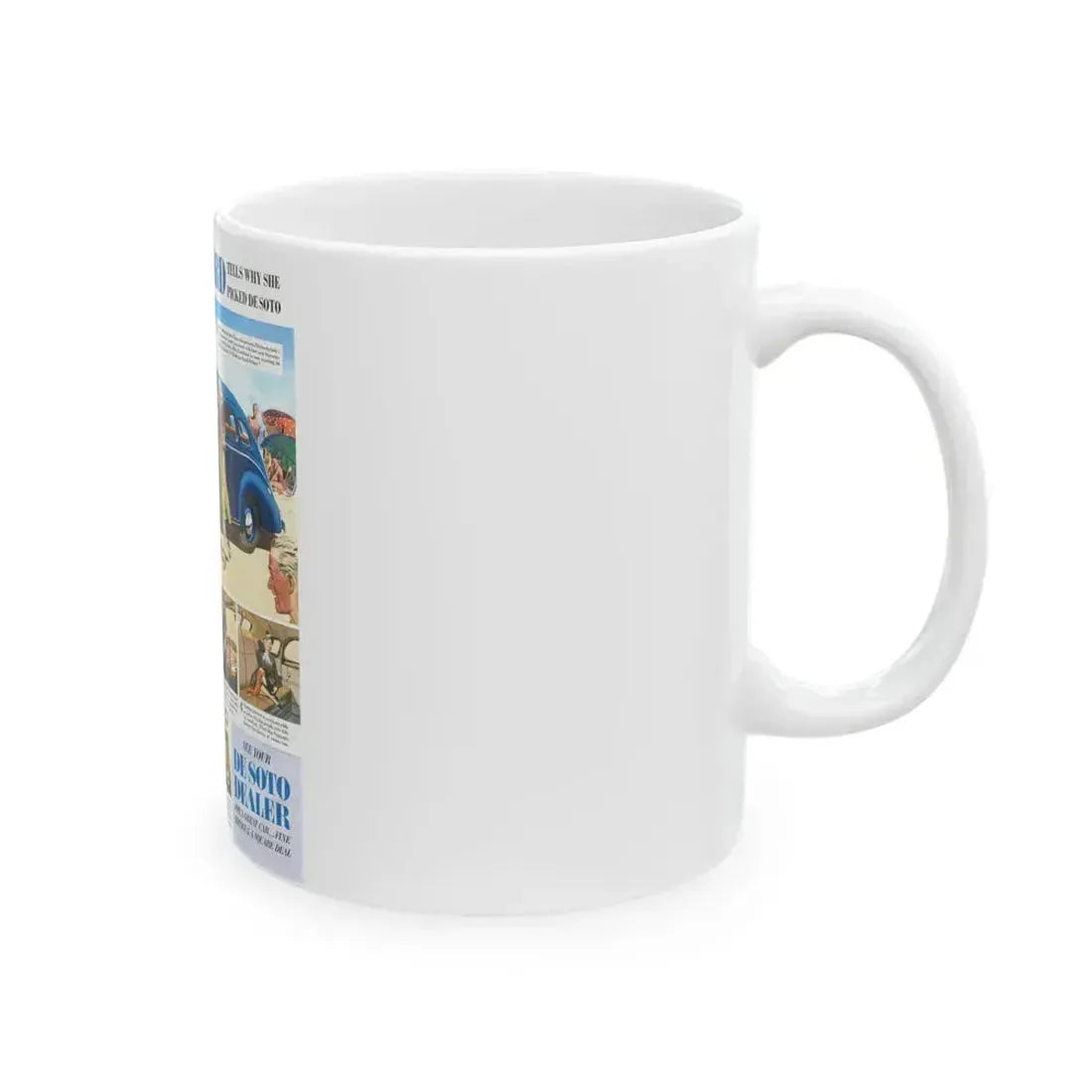 Carole Lombard, advertisement - White Coffee Mug - Go Mug Yourself