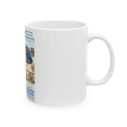 Carole Lombard, advertisement - White Coffee Mug - Go Mug Yourself