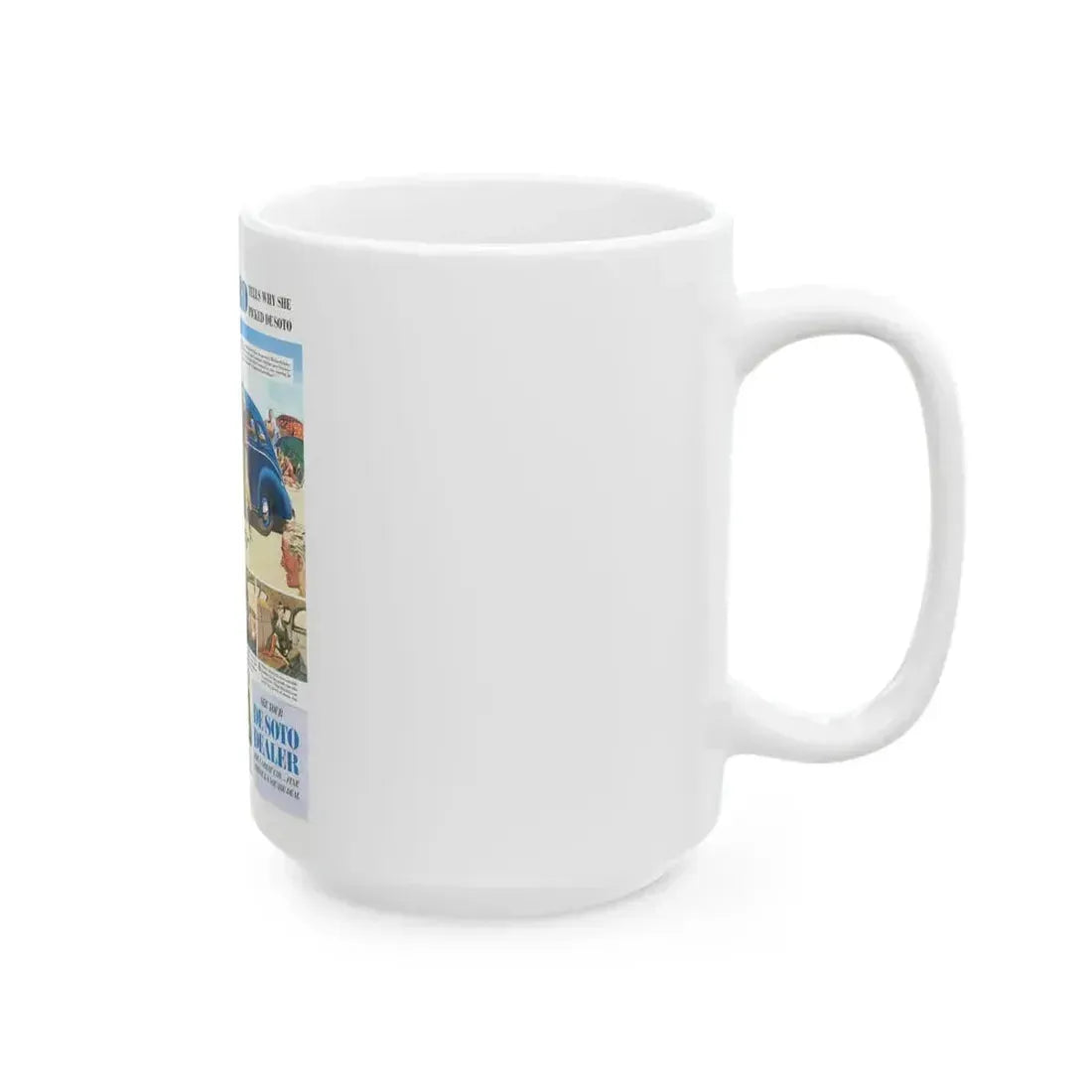 Carole Lombard, advertisement - White Coffee Mug - Go Mug Yourself