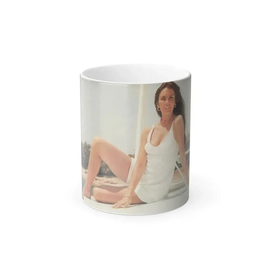 Caroline Munro #11 (Vintage Female Icon) Color Changing Mug 11oz 11oz - Go Mug Yourself
