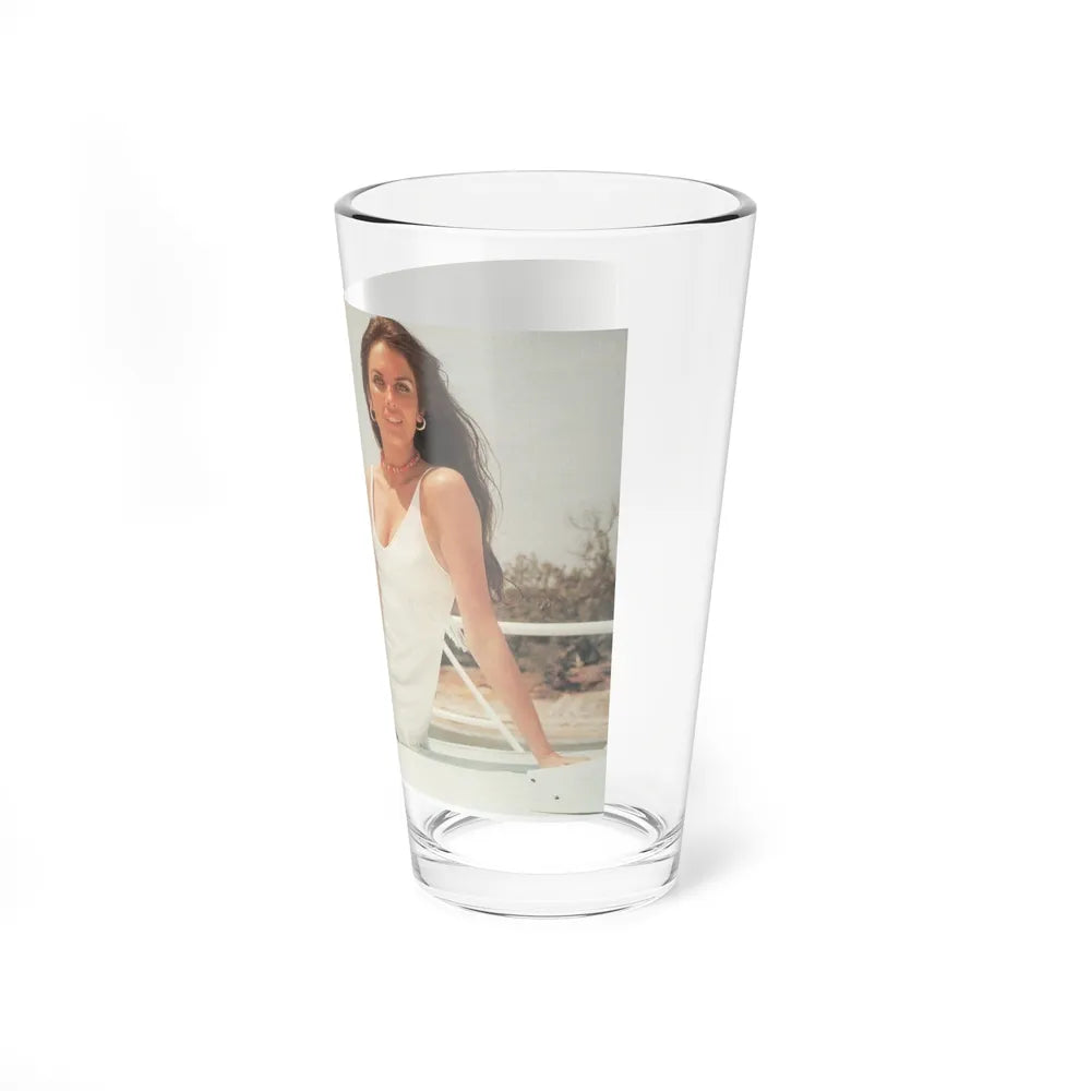 Caroline Munro #11 (Vintage Female Icon) Pint Glass 16oz-Go Mug Yourself