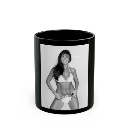 Caroline Munro #13 (Vintage Female Icon) Black Coffee Mug 11oz - Go Mug Yourself
