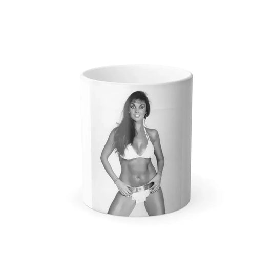 Caroline Munro #13 (Vintage Female Icon) Color Changing Mug 11oz 11oz - Go Mug Yourself