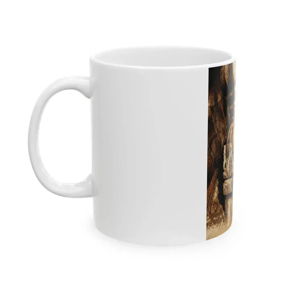 Caroline Munro #148 (Vintage Female Icon) White Coffee Mug - Go Mug Yourself