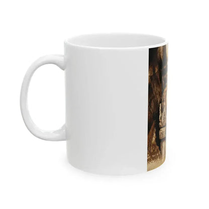 Caroline Munro #148 (Vintage Female Icon) White Coffee Mug - Go Mug Yourself