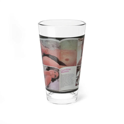 Caroline Munro #150 - Celebrity Skin '84 Topless Spread (Vintage Female Icon) Pint Glass 16oz-16oz-Go Mug Yourself