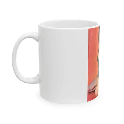 Caroline Munro #151 (Vintage Female Icon) White Coffee Mug - Go Mug Yourself