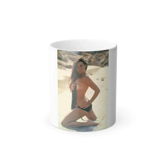 Caroline Munro #152 (Vintage Female Icon) Color Changing Coffee Mug 11oz - Go Mug Yourself