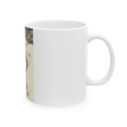 Caroline Munro #152 (Vintage Female Icon) White Coffee Mug - Go Mug Yourself