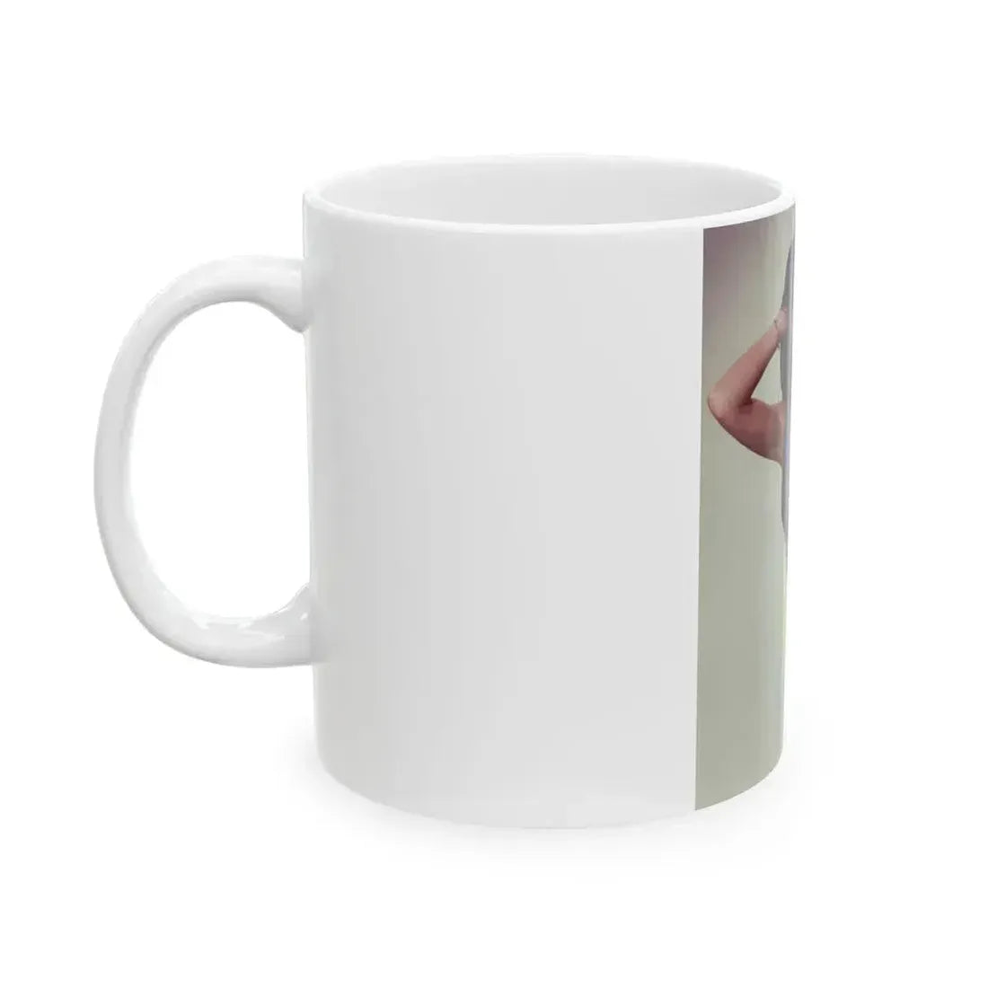 Caroline Munro #155 (Vintage Female Icon) White Coffee Mug - Go Mug Yourself