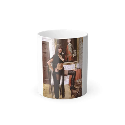 Caroline Munro #170 (Vintage Female Icon) Color Changing Coffee Mug 11oz - Go Mug Yourself