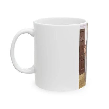 Caroline Munro #170 (Vintage Female Icon) White Coffee Mug - Go Mug Yourself