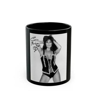 Caroline Munro #175 (Vintage Female Icon) Black Coffee Mug 11oz - Go Mug Yourself