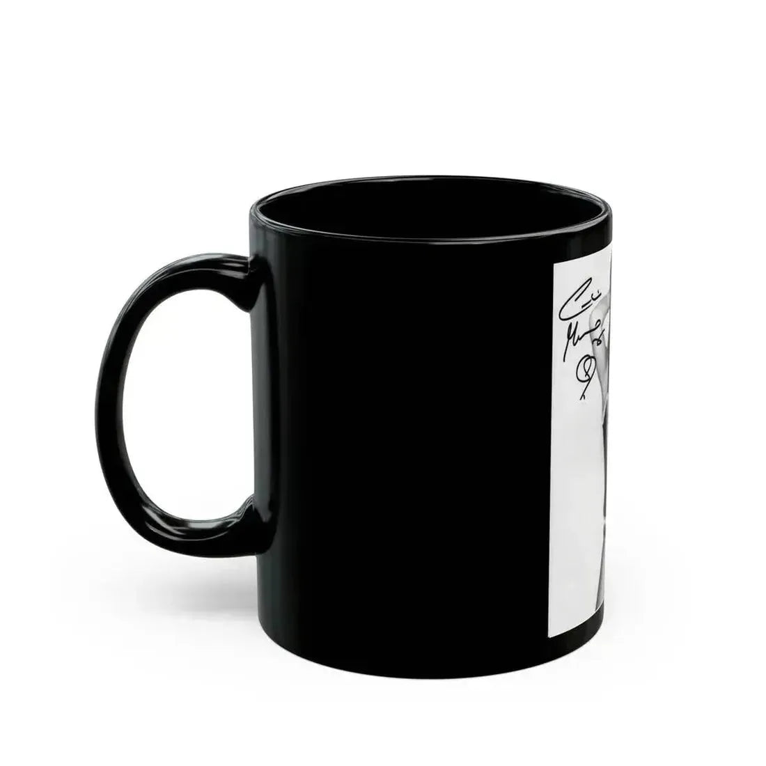 Caroline Munro #175 (Vintage Female Icon) Black Coffee Mug - Go Mug Yourself