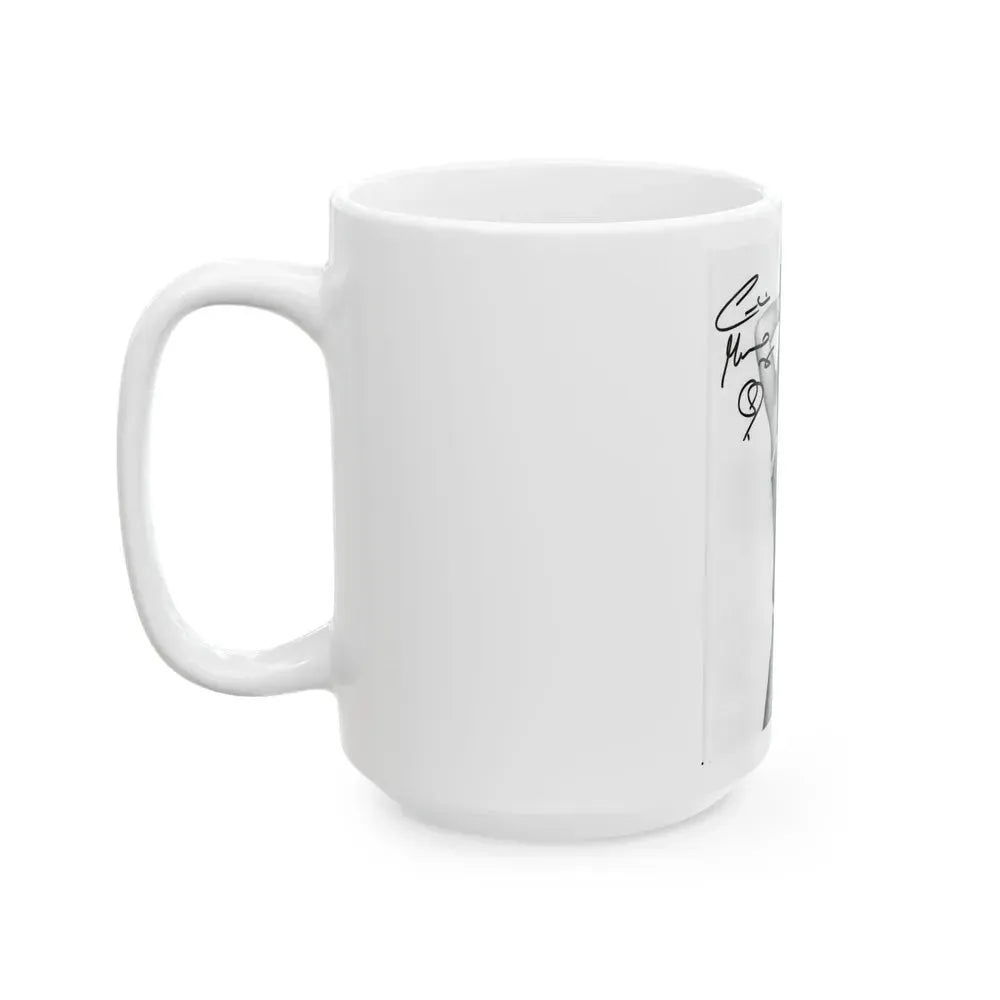 Caroline Munro #175 (Vintage Female Icon) White Coffee Mug - Go Mug Yourself