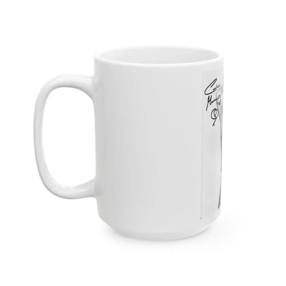 Caroline Munro #175 (Vintage Female Icon) White Coffee Mug - Go Mug Yourself