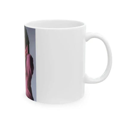 Caroline Munro #180 (Vintage Female Icon) White Coffee Mug - Go Mug Yourself