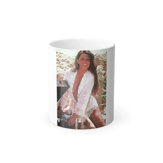 Caroline Munro #181 (Vintage Female Icon) Color Changing Coffee Mug 11oz - Go Mug Yourself