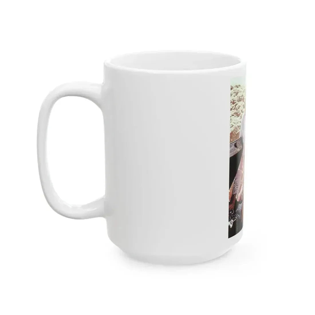 Caroline Munro #181 (Vintage Female Icon) White Coffee Mug - Go Mug Yourself