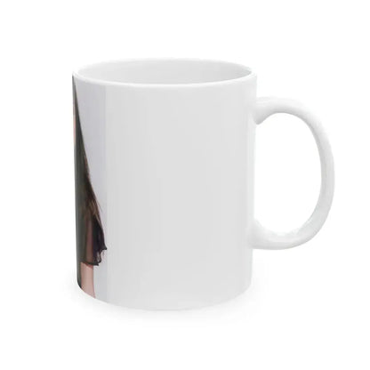 Caroline Munro #191 (Vintage Female Icon) White Coffee Mug - Go Mug Yourself