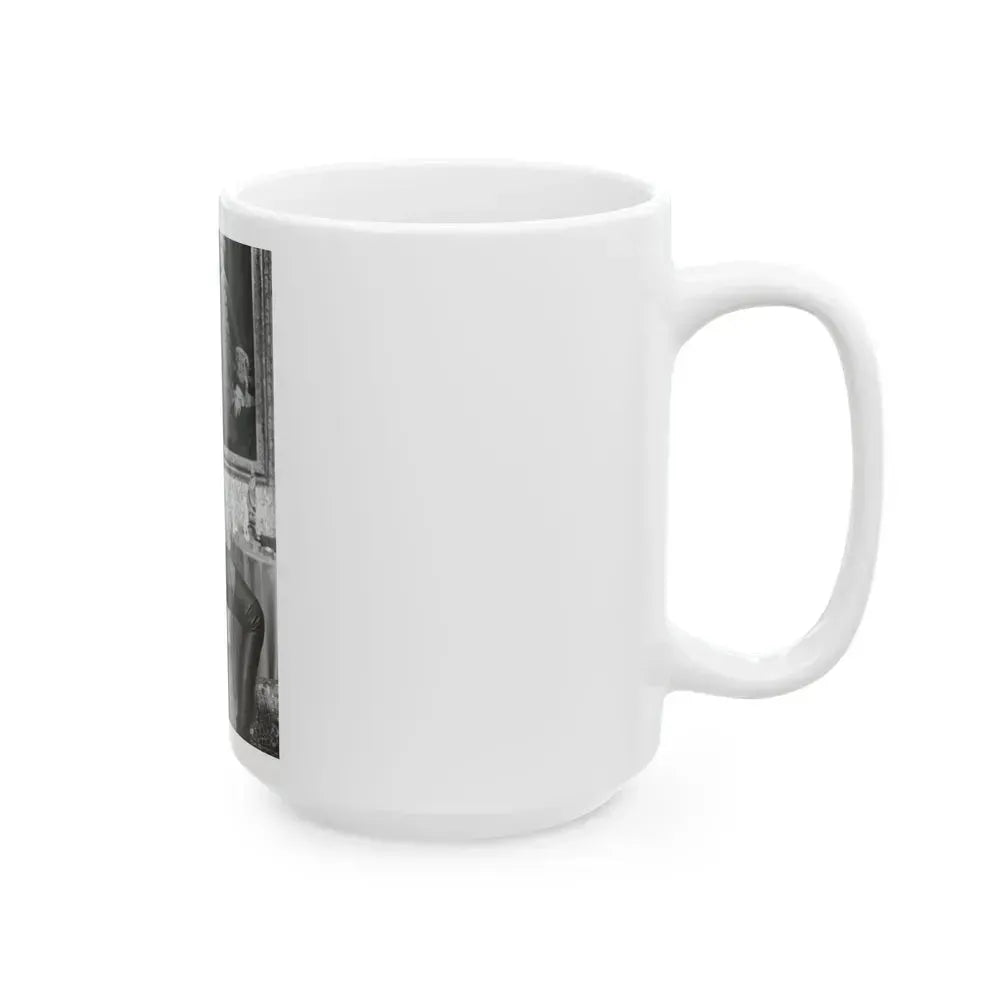 Caroline Munro #196 (Vintage Female Icon) White Coffee Mug - Go Mug Yourself