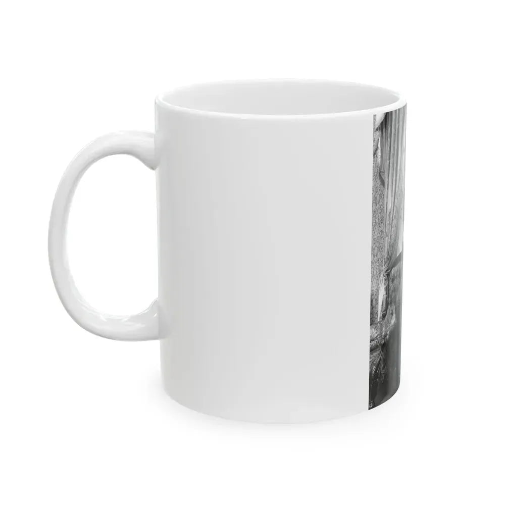 Caroline Munro #197 (Vintage Female Icon) White Coffee Mug - Go Mug Yourself