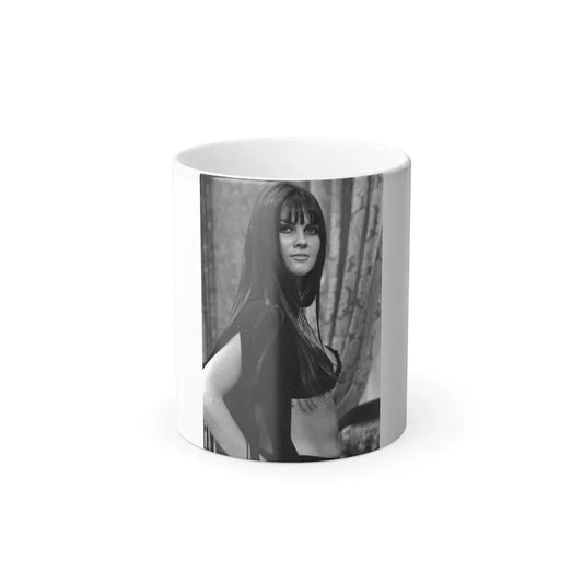 Caroline Munro #198 (Vintage Female Icon) Color Changing Coffee Mug 11oz - Go Mug Yourself