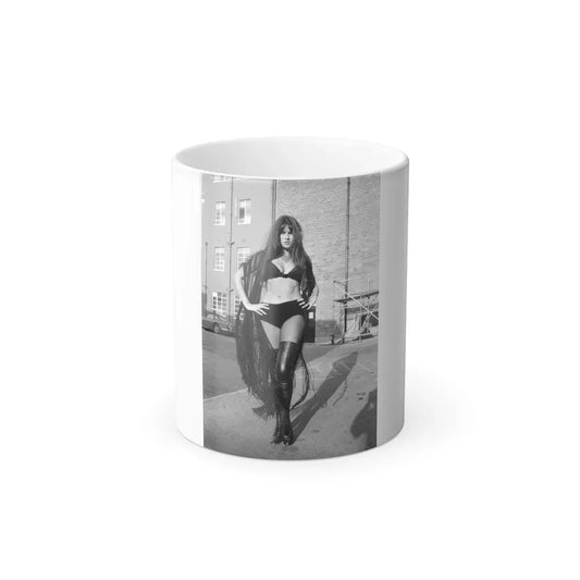 Caroline Munro #199 (Vintage Female Icon) Color Changing Coffee Mug 11oz - Go Mug Yourself