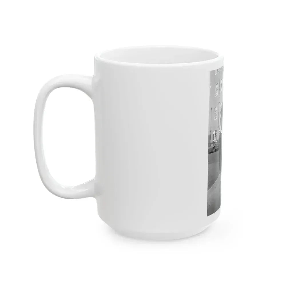 Caroline Munro #199 (Vintage Female Icon) White Coffee Mug - Go Mug Yourself