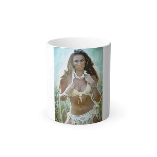 Caroline Munro #203 (Vintage Female Icon) Color Changing Coffee Mug 11oz - Go Mug Yourself
