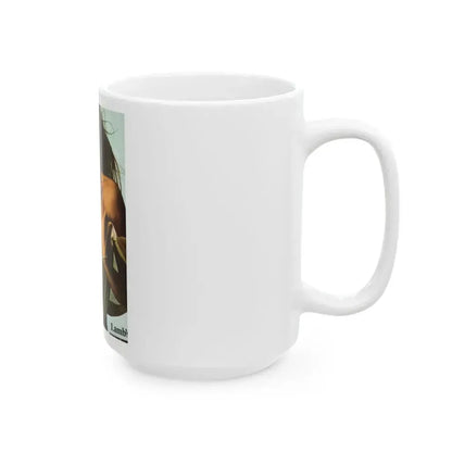 Caroline Munro #205 (Vintage Female Icon) White Coffee Mug - Go Mug Yourself