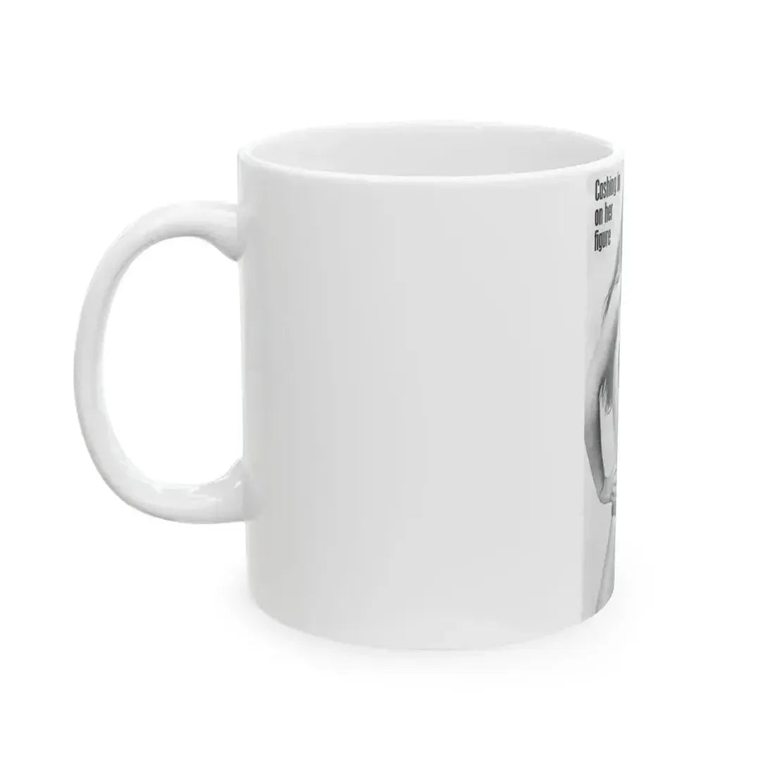 Caroline Munro #209 (Vintage Female Icon) White Coffee Mug - Go Mug Yourself